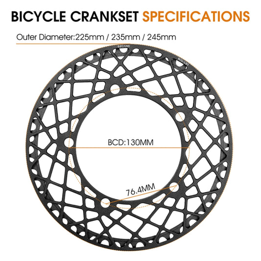 West Biking Bielas Aluminio Plegable 53t 56t 58t Ligera