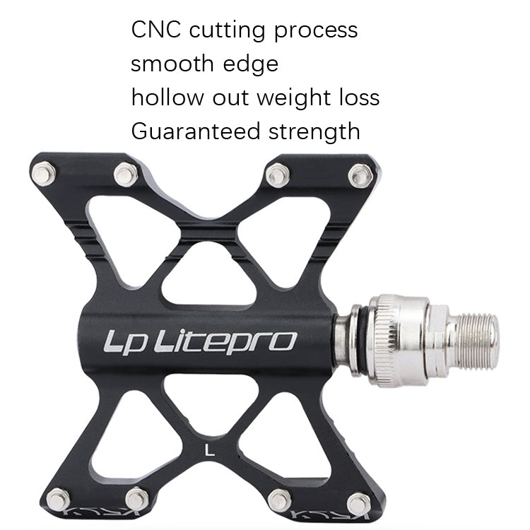 LP LitePro K5 Pedales Bicicleta Plegable Aluminio Ligero