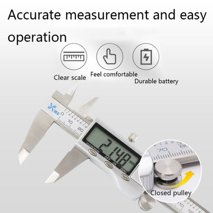 XIFENG Calibrador Digital Vernier Acero Inoxidable 0.01mm