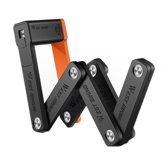 WEST BIKING Candado Cadena Plegable Ligero para Bicicleta
