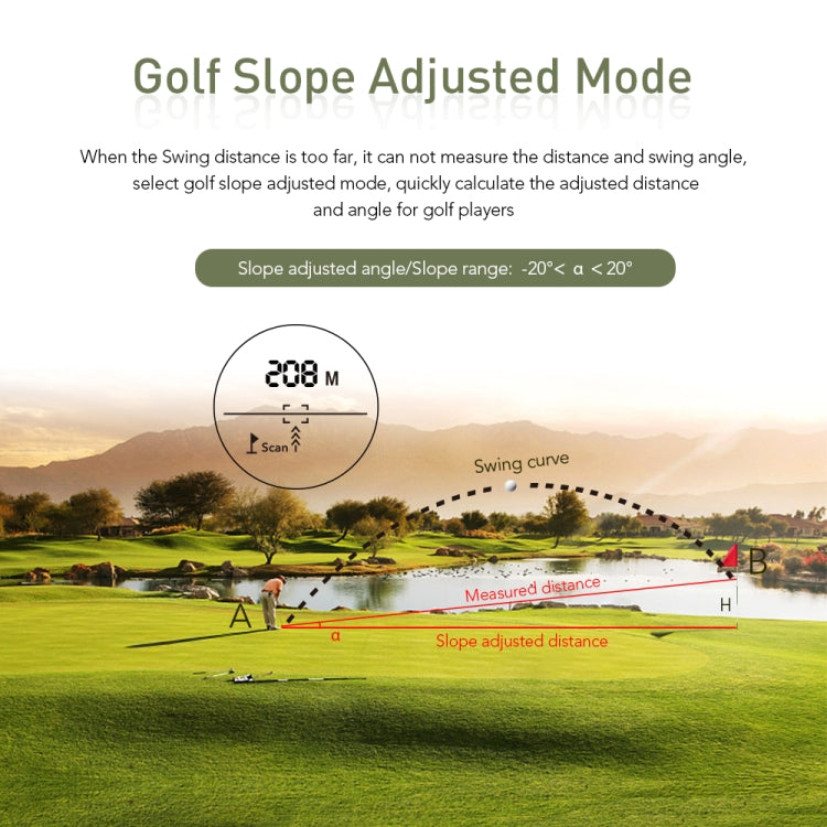 APEXEL 1200m Golf Telémetro Láser Preciso Para Medición De Distancias