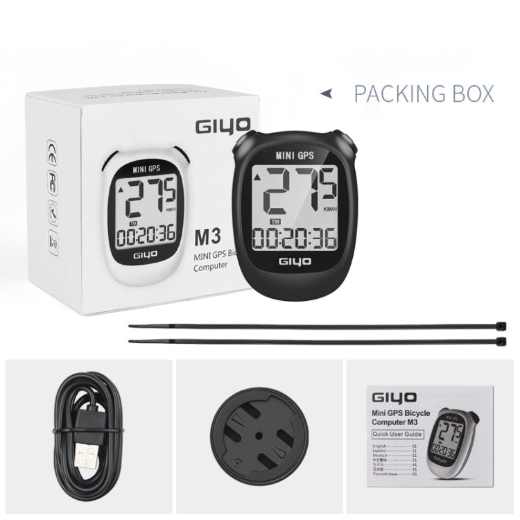 GIYO M3 Ordenador GPS Bicicleta De Carretera Para Ruta