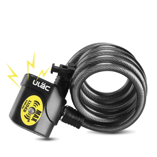 ULAC AL3P Candado De Cable De Alarma110dB Para Bicicleta