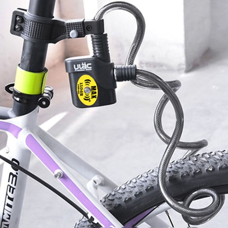 ULAC AL3P Candado De Cable De Alarma110dB Para Bicicleta