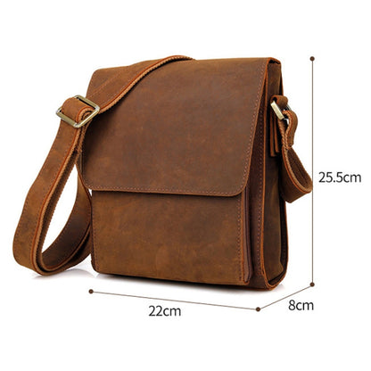 CueroVintage VintageCrazyHorse Bolso Gran Capacidad