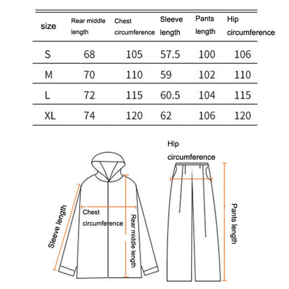 Raninfreem Traje De Lluvia Reflectivo Para Montar A Caballo