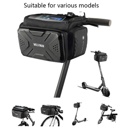 WILD MAN GS6 4L Bolsa Bicicleta Impermeable Pantalla Táctil