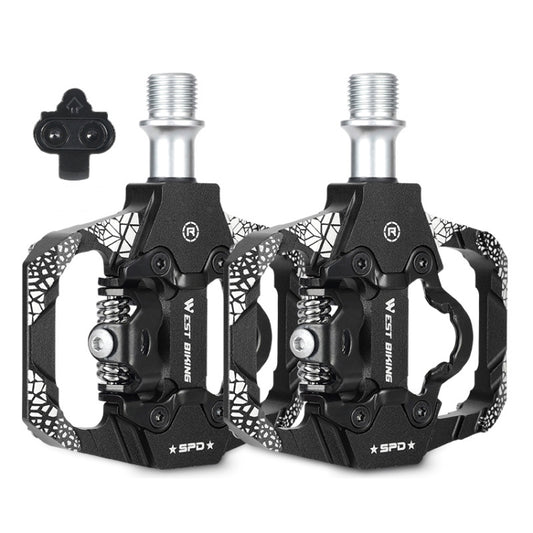 West Biking YP0802086 Pedales Aluminio Montaña Bloqueo Doble