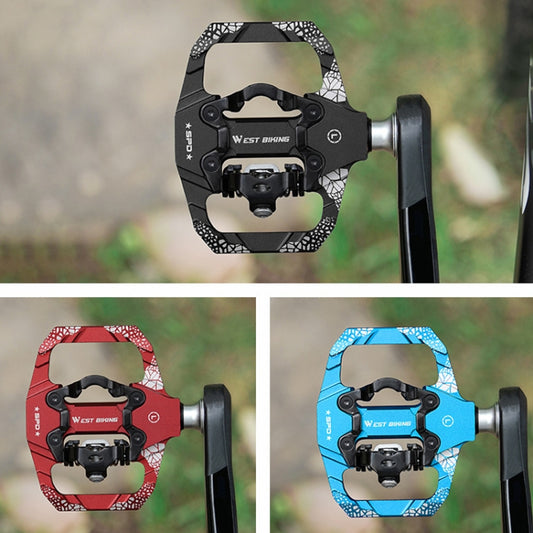 West Biking YP0802086 Pedales Aluminio Montaña Bloqueo Doble
