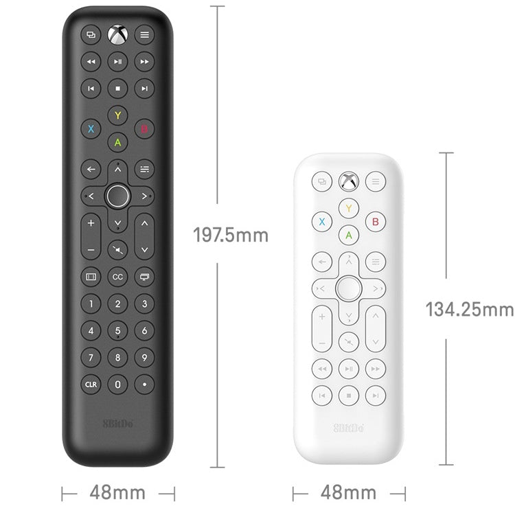 8BitDo Retroiluminado Key Media Remote Compacto para Xbox