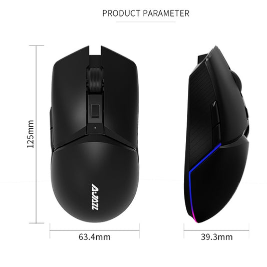 Ajazz I309Pro Ratón Inalámbrico 1600 DPI para Juegos Avanzados