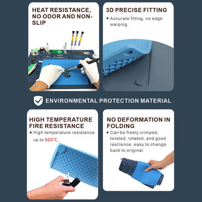 BAKU BA-695 Estera Reparación Silicona TPR Resistente 500C Para Reparos