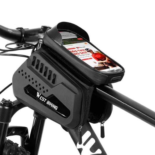 West Biking Bolsa Frontal Para Bicicleta Pantalla Táctil TPU