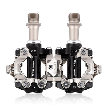 WEST BIKING Pedales Montaña Autobloqueantes Dual Modo Compatibles con MTB