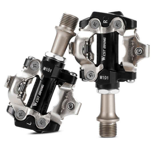 WEST BIKING Pedales Montaña Autobloqueantes Dual Modo Compatibles con MTB