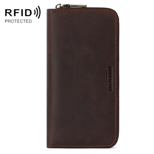 HUMERPAUL BP816 Cartera Larga RFID Para Hombre Negocios