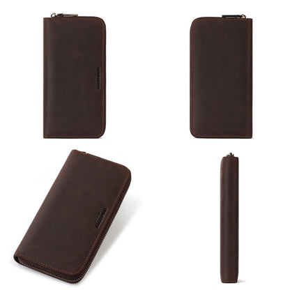 HUMERPAUL BP816 Cartera Larga RFID Para Hombre Negocios