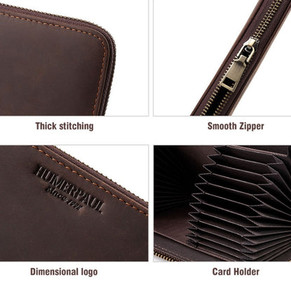 HUMERPAUL BP816 Cartera Larga RFID Para Hombre Negocios