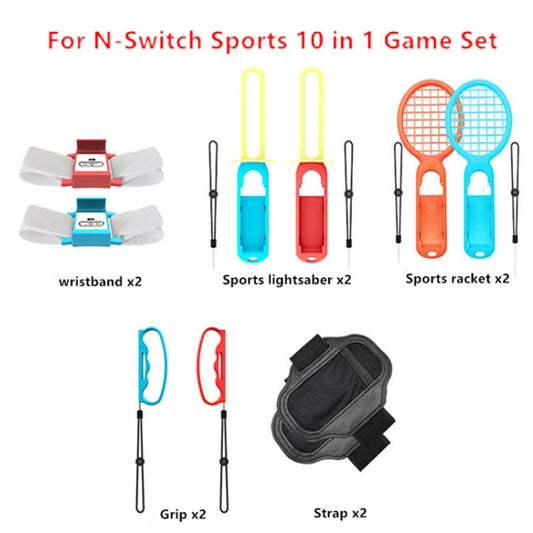 IPLAY HBS-447 Accesorios Switch Mango Sable De Luz 10 En 1
