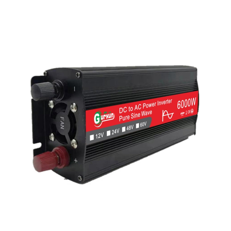 Gurxun 6000W Inversor Onda Sinusoidal Con Pantalla Digital Profesional