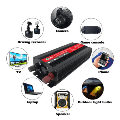 Gurxun 6000W Inversor Onda Sinusoidal Con Pantalla Digital Profesional