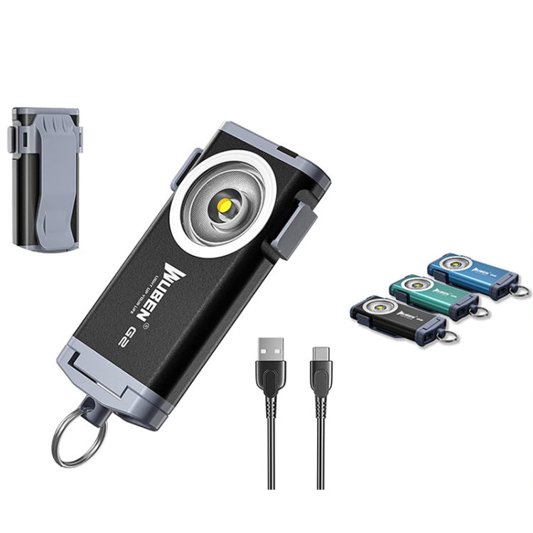 WUBEN G2 Linterna LED USB Exterior Llavero Luz Brillante