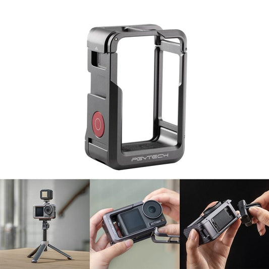 PGYTECH DJI Osmo Action 3 Marco Protector de Aleación de Aluminio