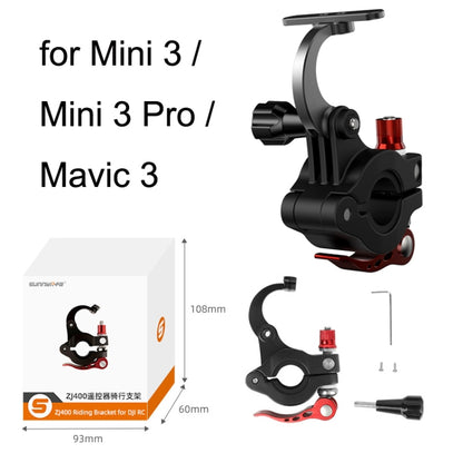 Sunnylife MM3-ZJ400 Clip Bicicleta DJI RC Aluminio CNC