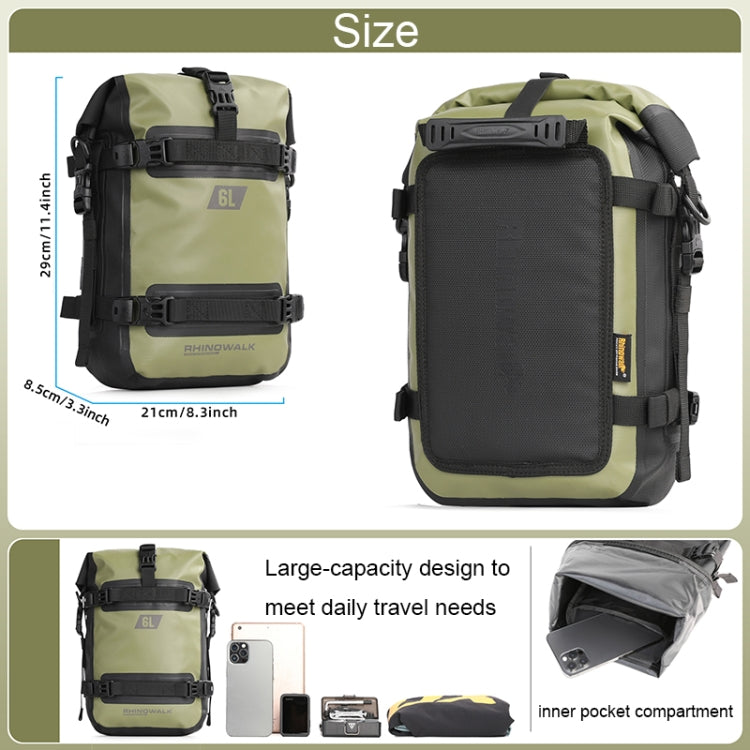Rhinowalk MT2206 Bolsa Impermeable Para Parachoques 6L