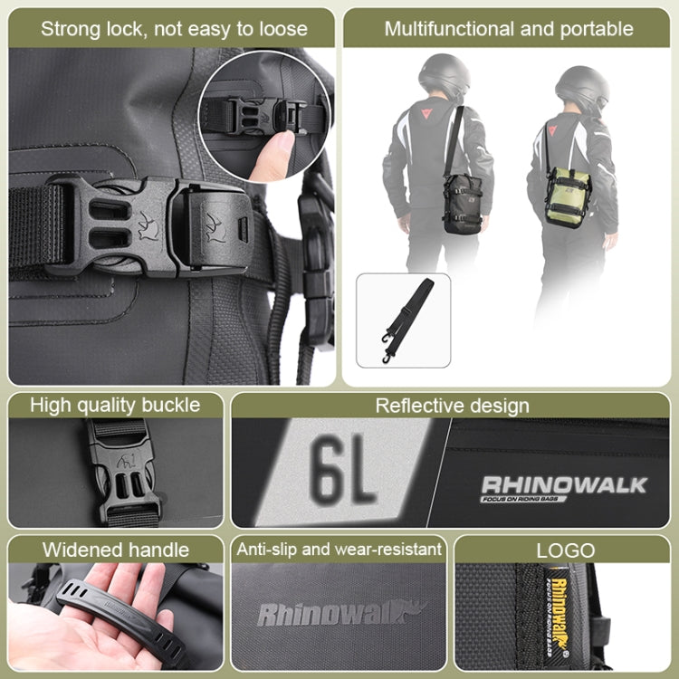 Rhinowalk MT2206 Bolsa Impermeable Para Parachoques 6L