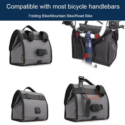 Rhinowalk RK9106 Bolsa De Manillar Ciclismo Plegable