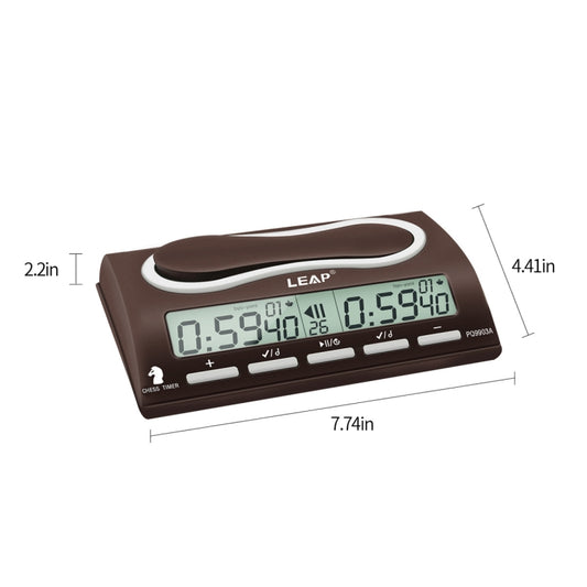 LEAP PQ9903A Reloj de Ajedrez Internacional ConfigRápida