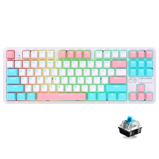 Ajazz K870T Pro Teclado Mecánico Tres Modos USB C Bluetooth