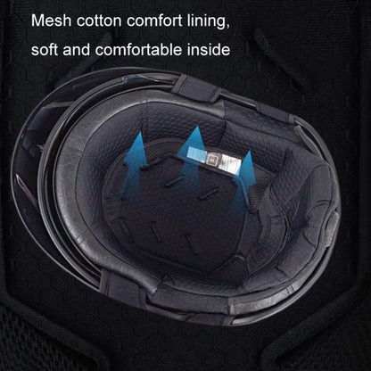 SOMAN Casco Moto Medio Ajustable Con Espejo Interior