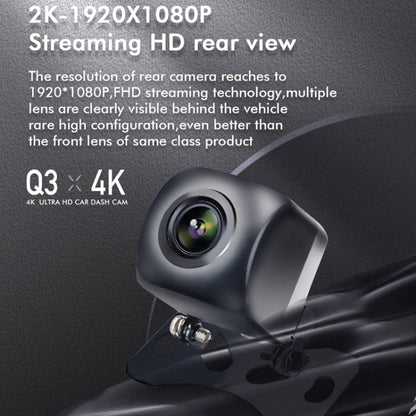 Anytek Q3 Grabadora De Conducción 4K Frontal Alta Calidad De Grabación