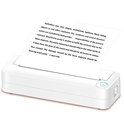 Impresora Mini A4 Bluetooth Inkless X8 Batería 2500mAh Portátil