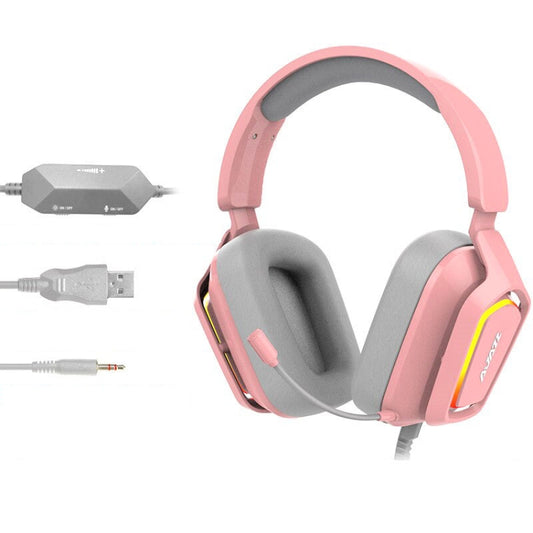 Ajazz AX368 Auriculares Gaming RGB con Sonido Envolvente