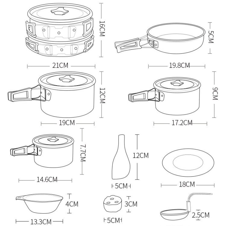 Hewolf HW-K1501 Estufa Exterior Ligera Para Camping