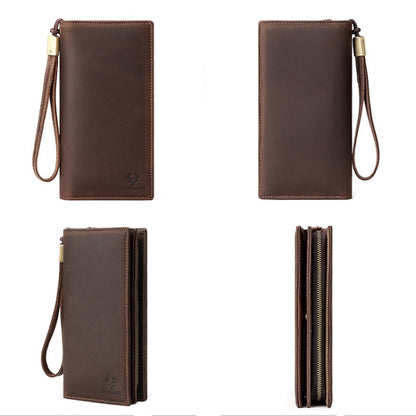 HUMERPAUL Cartera RFID De Cuero Gran Capacidad Antirrobo