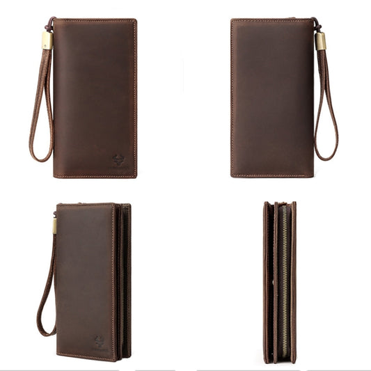 HUMERPAUL Cartera RFID De Cuero Gran Capacidad Antirrobo