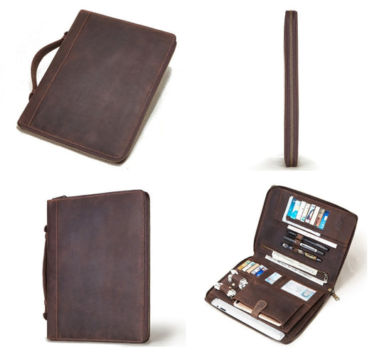 HUMERPAUL CL01 Estuche Cuero para Tablet Multibolsillos