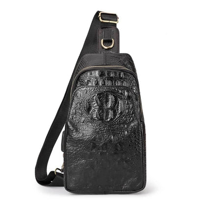 HUMERPAUL Bolso De Hombro Hombre Bandolera Cuero Multibolsillos Elegante