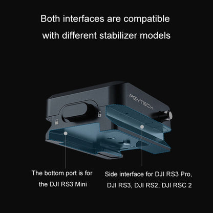 PGYTECH Base Placa Liberación Rápida para DJI RS3 Mini RS3