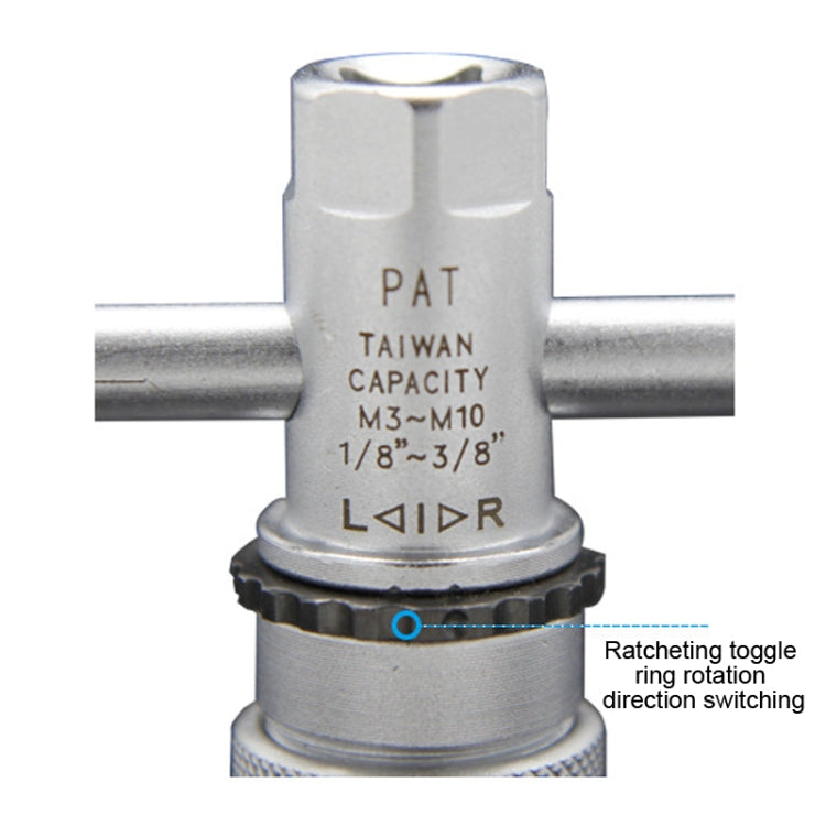 Trinotek HS-310 HS-614 Llave de Roscado Trinquete Ajustable