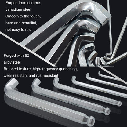 GlobalTools Llaves Hexagonales Extremo Esférico Lado Corto