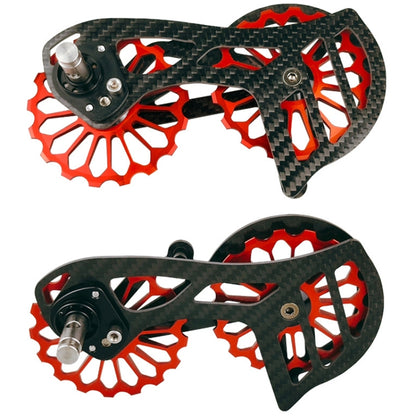 CarbonTech Rueda Guía Fibra De Carbono Bicicleta Carretera