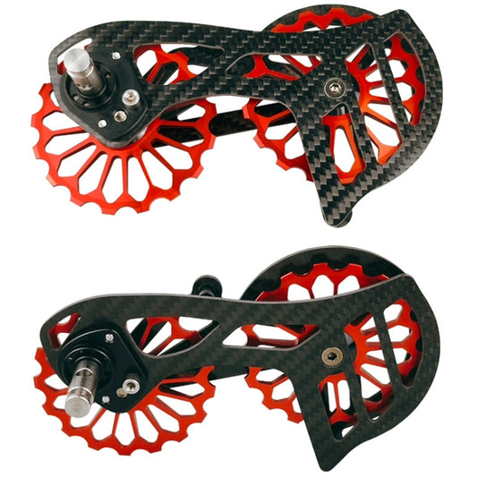 CarbonTech Rueda Guía Fibra De Carbono Bicicleta Carretera