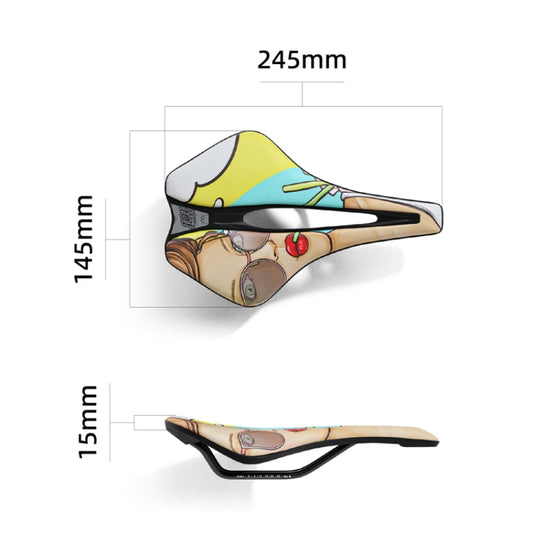 ENLEE EZD312 Cojin De Sillin Bicicleta MTB Gel 3D Suave