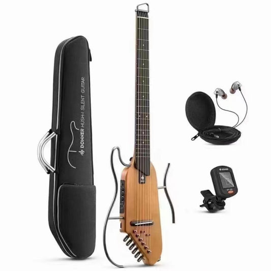 Donner Guitarra Desmontable Portátil Silenciosa SinCabeza Inteligente