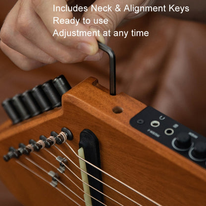 Donner Guitarra Desmontable Portátil Silenciosa SinCabeza Inteligente